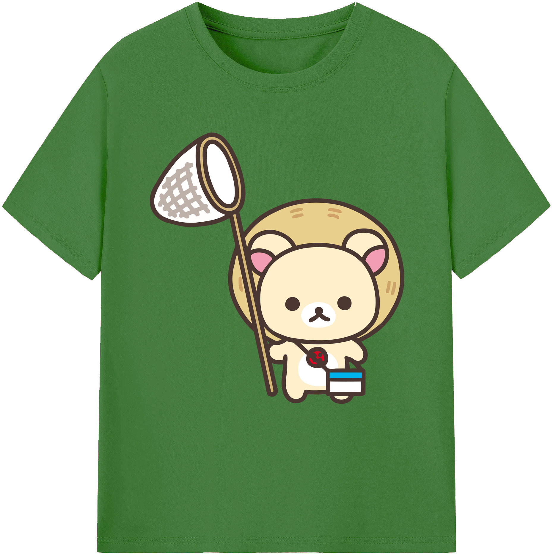（画像用） リラックマ リラックマ キイロイトリ Rilakkuma Korilakkuma Kiiroitori レディースカジュアルプリントTシャツ（綿100％）